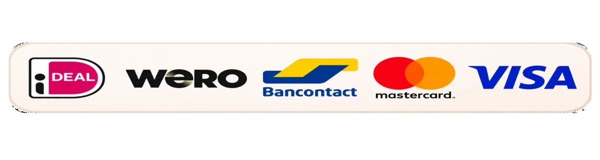 Betaal veilig met iDEAL, Wero, Bancontact, Mastercard en Visa
